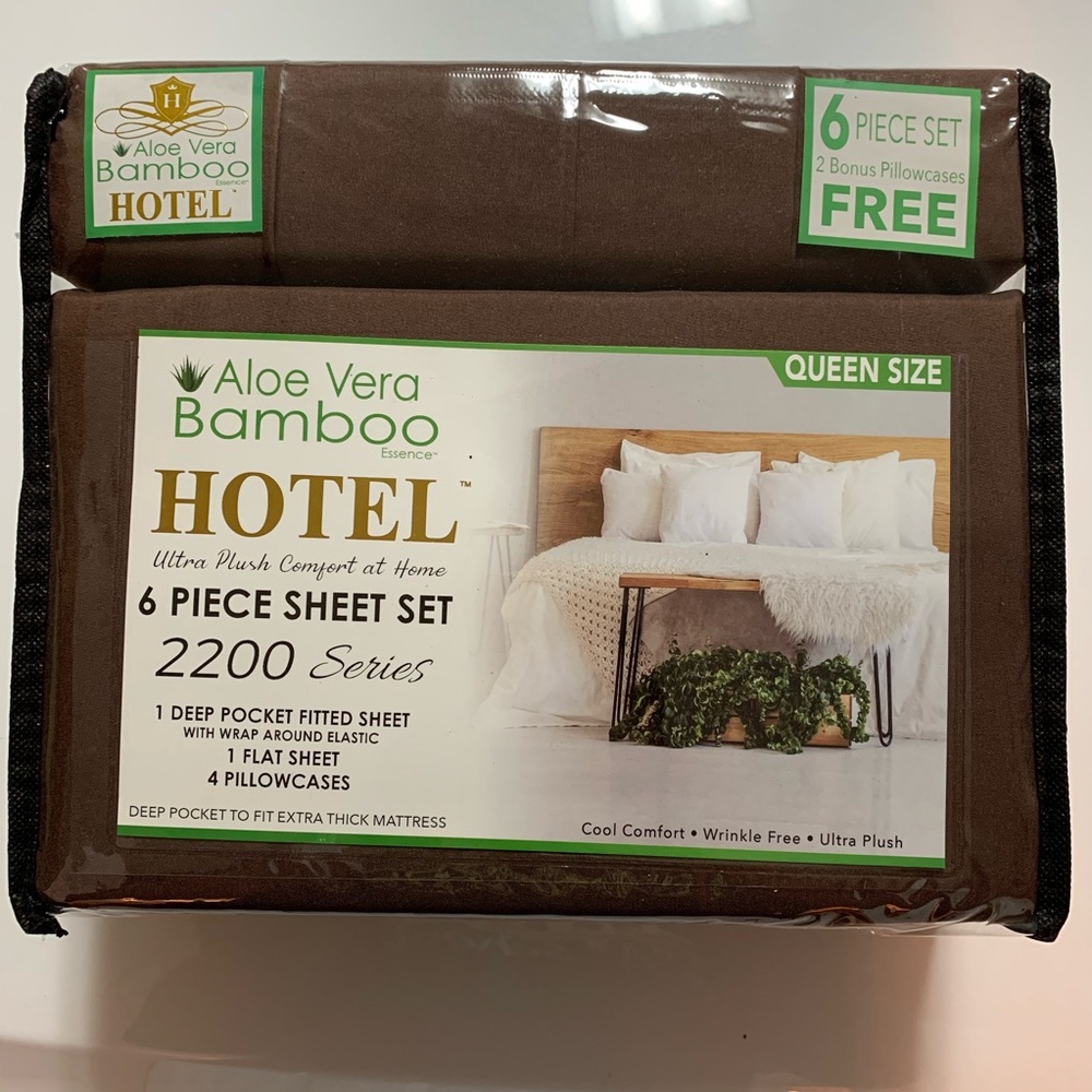 Aloe Vera Bamboo Hotel Bedsheet